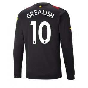 Manchester City Jack Grealish #10 Bortatröja 2022-23 Långärmad
